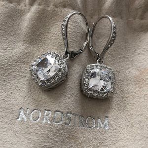 Nordstrom CZ dangle earrings